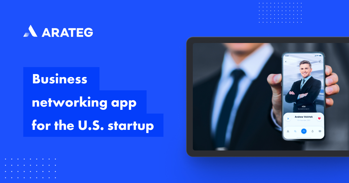 A business networking app for faster career development